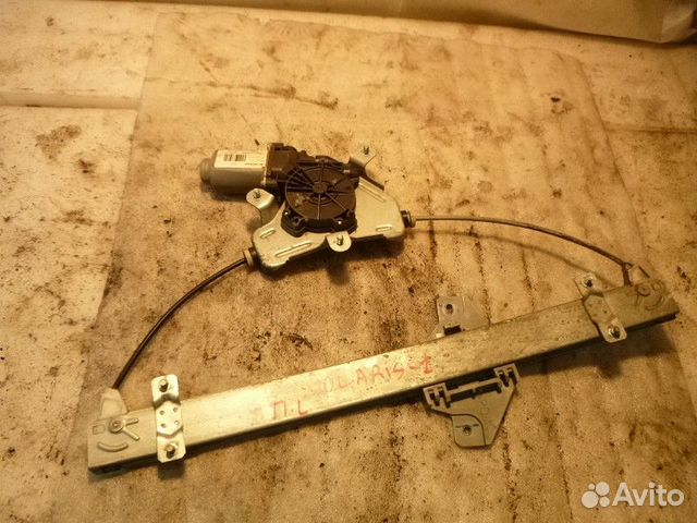 Стеклоподъемник электрический передний левый hyundai solaris solaris 2010