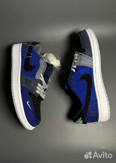 Кроссовки AIR jordan 1 LOW x Zion Williamson Ice Л