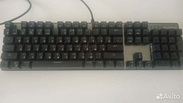 Motospeed ck104 механическая клавиатура