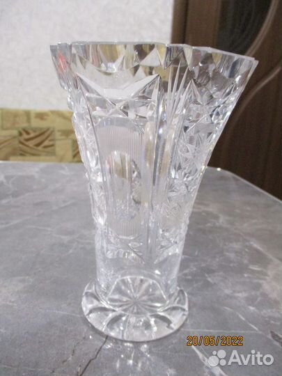 Хрустальные цветочницы из СССР