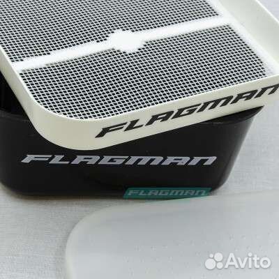 Корокоробка для мотыля Flagman ситом и крышкой Mad