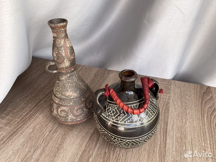 Бутылка керамическая