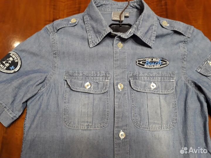 Джинсовая рубашка на 10лет