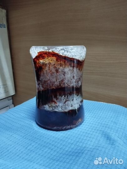 Ваза, Блюдо, Лепесток из вспененного стекла Сочи