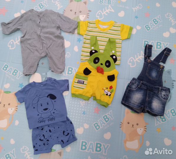 Детские вещи на мальчика, продаю пакетом
