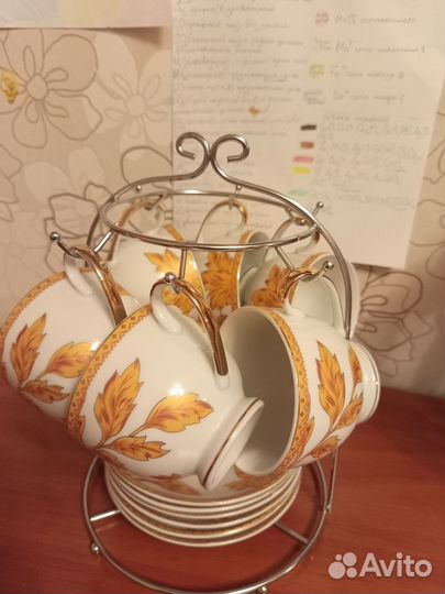 Чайный сервиз новый фарфор