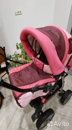 Коляска 2в1 плюс стульчик-столик для кормления