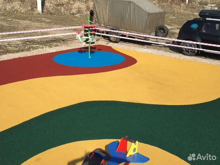 Покрытие из резиновой крошки