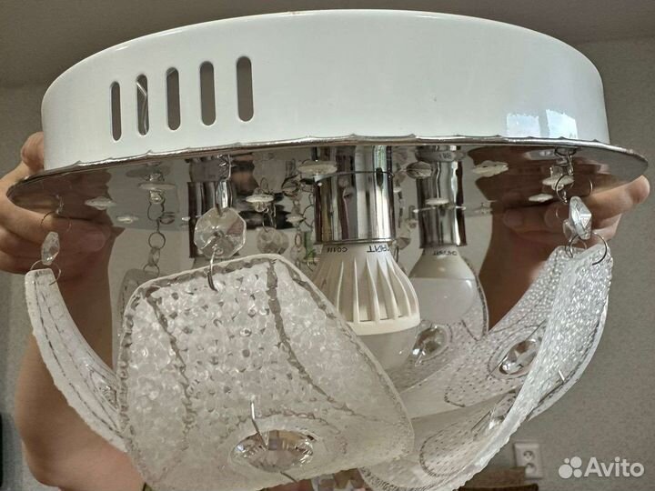 Люстра потолочная светодиодная бу