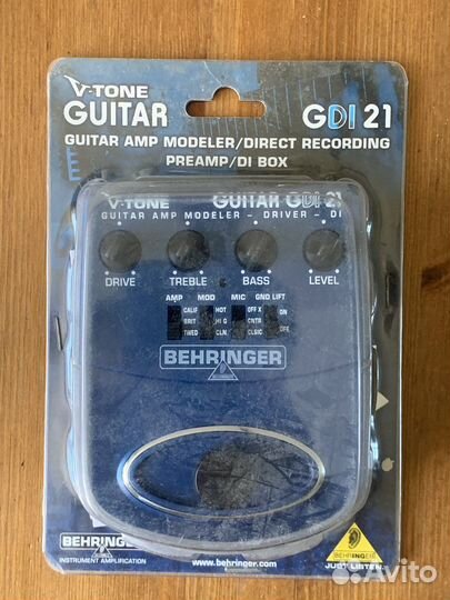 Behringer гитарная педаль микшерный пульт