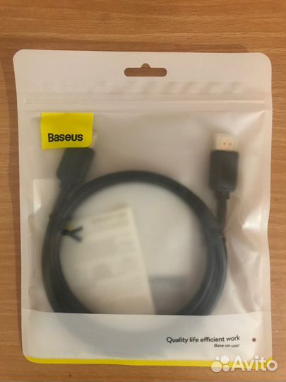 Кабель hdmi 2.0, 4K Baseus 1м, Новый