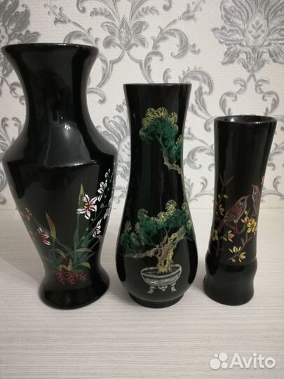 Вазы из дерева Китай