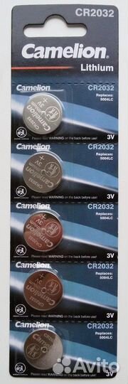 Батарейки Аккумуляторные Camelion CR2032
