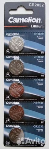 Батарейки Аккумуляторные Camelion CR2032
