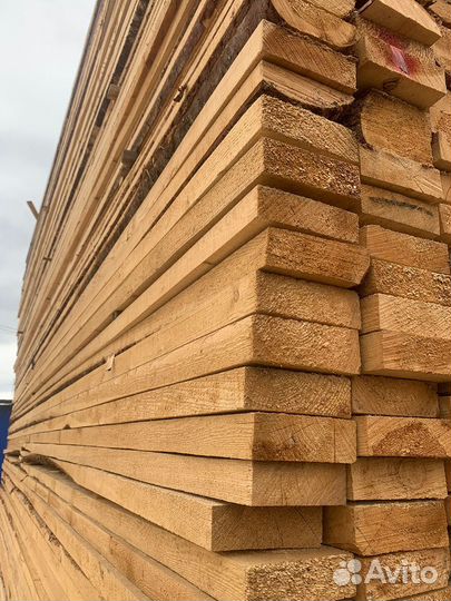 Доска обрезная 50х150х6000 мм, сорт 2