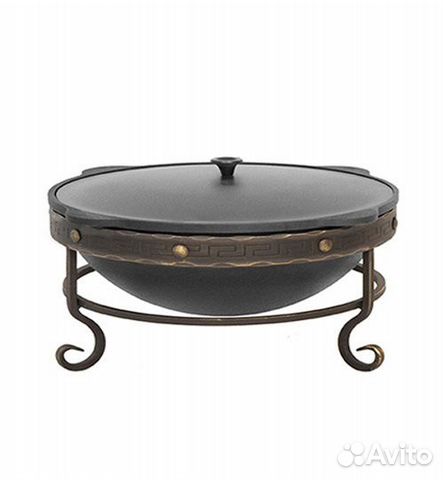 Подставка под казан Везувий 12л кованая