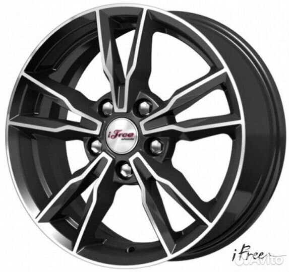R16 5x114,3 6,5J ET50 D66,1 iFree Икигай Блэк-Джек
