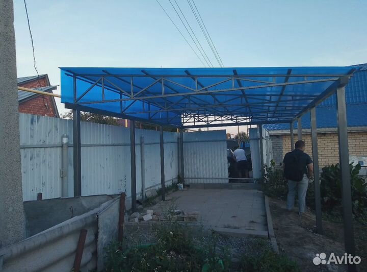 Навес металлический