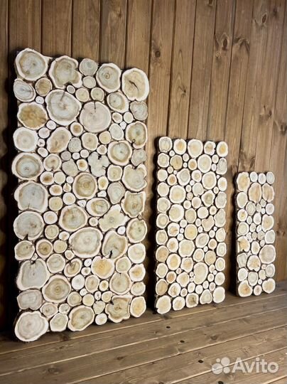 Панно из можжевельника 100х50 см