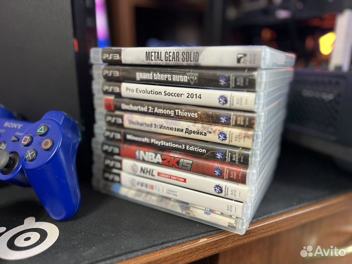 Sony Ps3 500gb+ 2геймпада+50игр