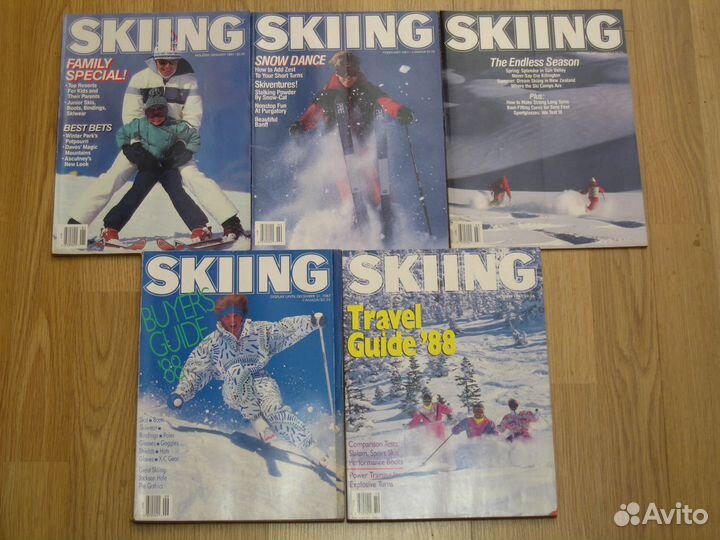 Журналы Skiing о горных лыжах 1987 год