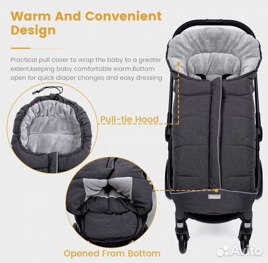 Конверт в коляску Orzbow для новорожденных