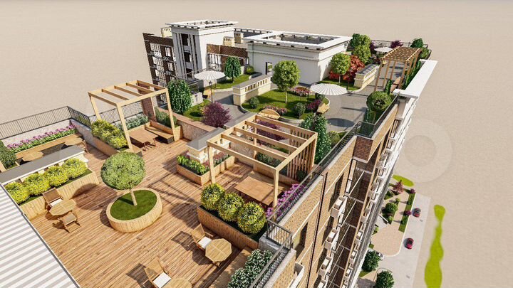 1-к. квартира, 56,3 м², 8/20 эт.