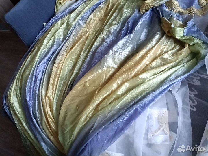 Шторы и тюль в комплекте с балдахином