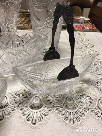 Хрустальная ваза