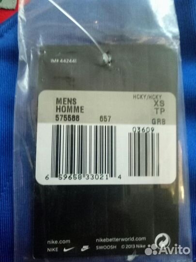 Nike. Хоккейный свитер. NEW