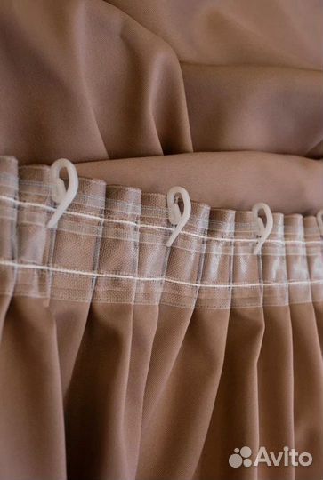 Портьера 260х250см, Капучино