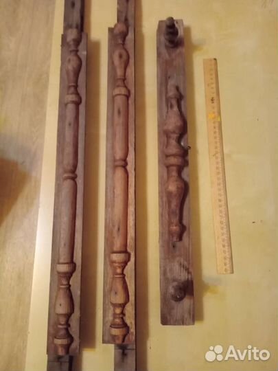 Резные детали от старинной мебели