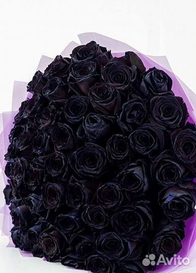 Чёрные розы Доставка цветов