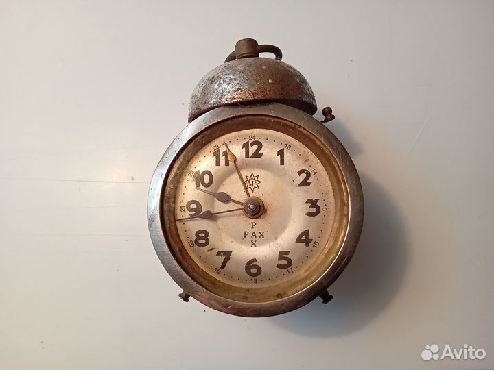 Часы будильник junghans. До 1890г. Нерабочие