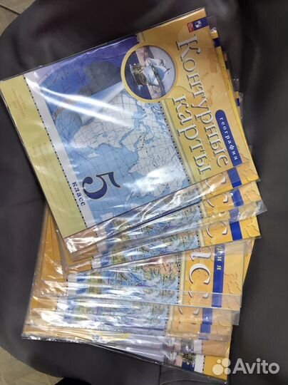 Комплект атлас, контурные карты 5 класс