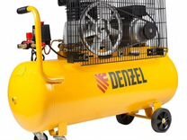 Воздушный компрессор denzel BCI2300/100 100л 400л