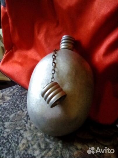 Фляга армейская походная дюралевая на 1литр