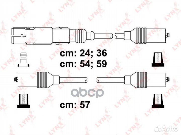 Комплект высоковольтных проводов (класс E) SPE8