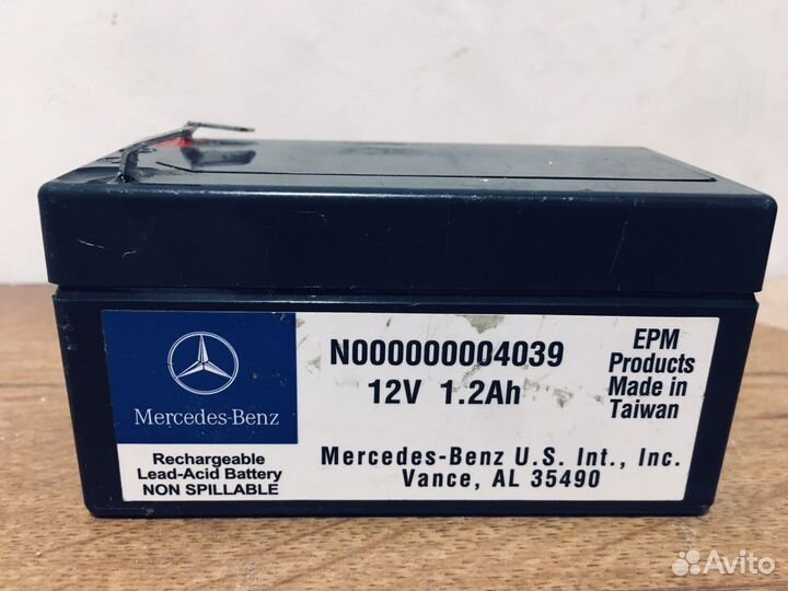 Дополнительный аккумулятор mercedes-benz