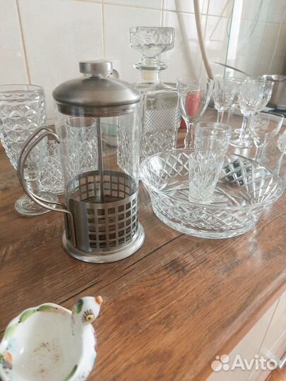 Фужеры хрустальные СССР