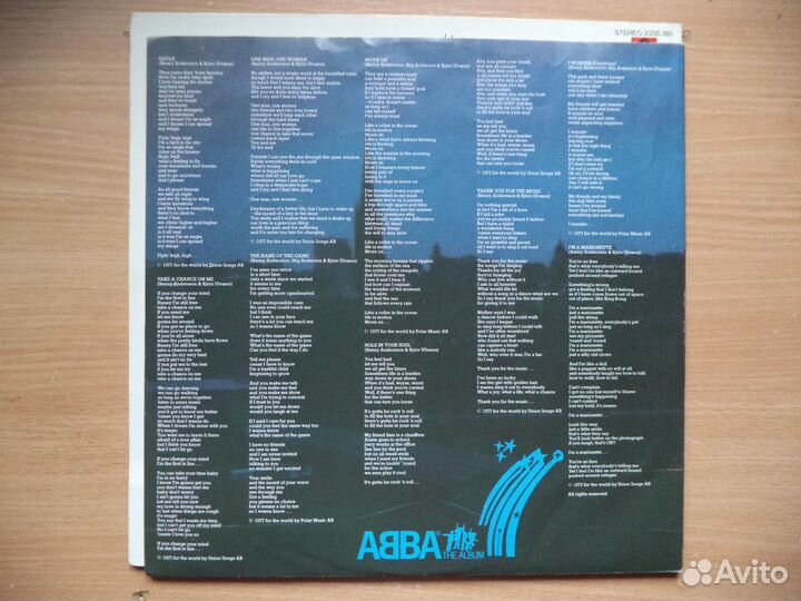 Abba – The Album LP(Винил)