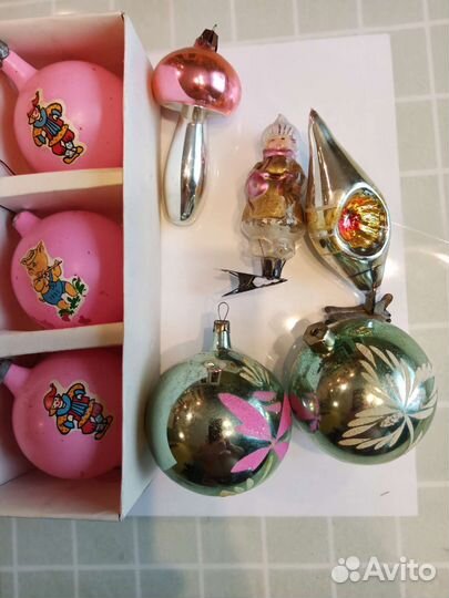 Елочные игрушки СССР