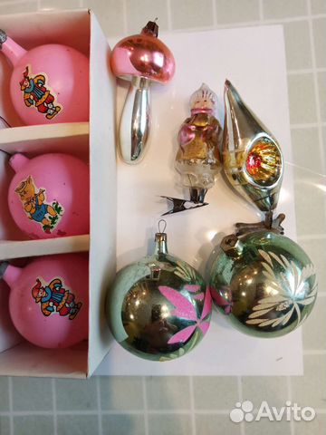 Елочные игрушки СССР