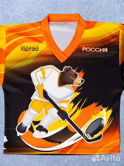 Хоккейная майка Медведь 28р.-42р