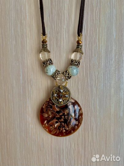 Колье под муранское стекло