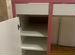 Письменный стол IKEA белый с розовым
