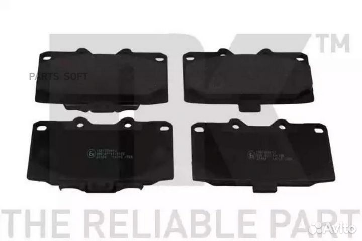 NK 224412 Колодки тормозные subaru forester 2.0 98