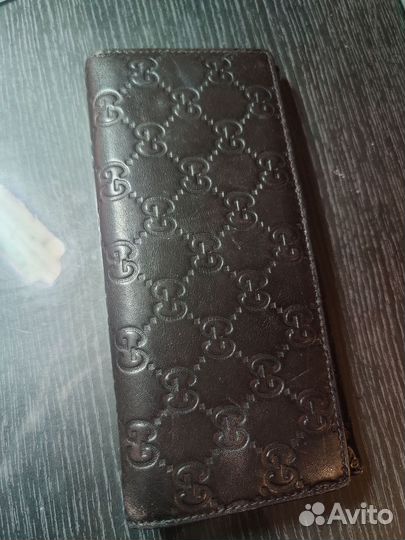 Фирменный кошелек Gucci Guccissima GG