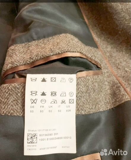 Пальто мужское Hugo boss р.50,оригинал