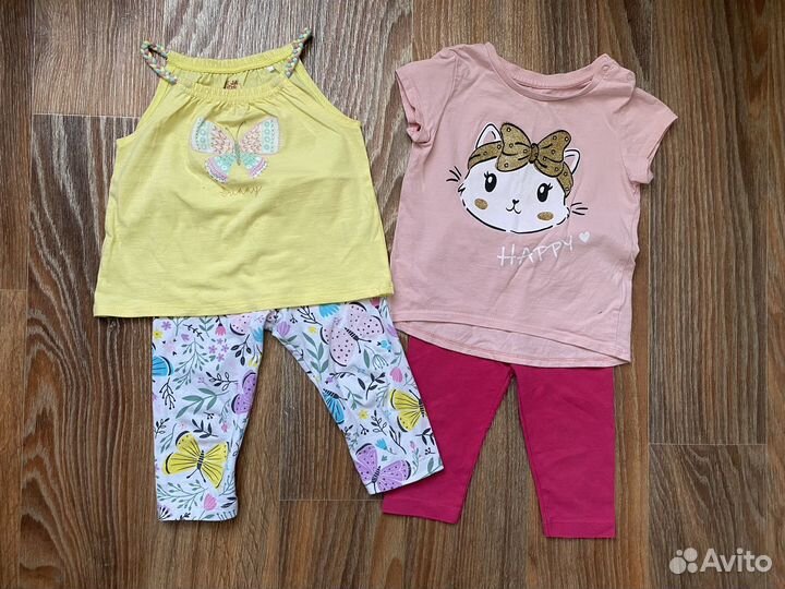 Вещи для девочки пакетом 86-92